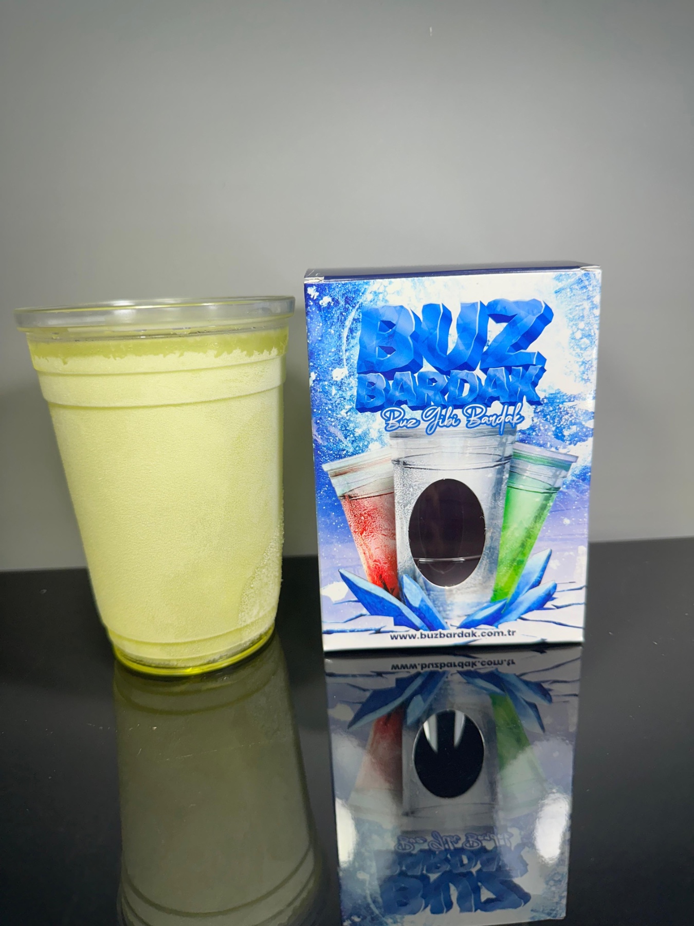 Buz Bardak Sarı