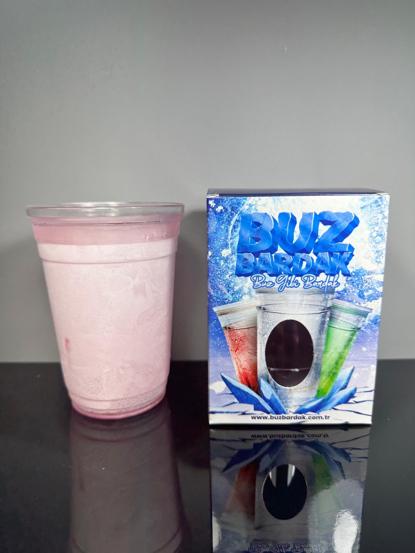 Buz Bardak Pembe